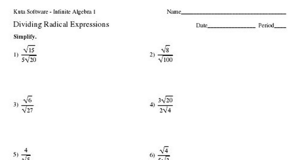 Conjugates Worksheet Kuta  Kidz Activities