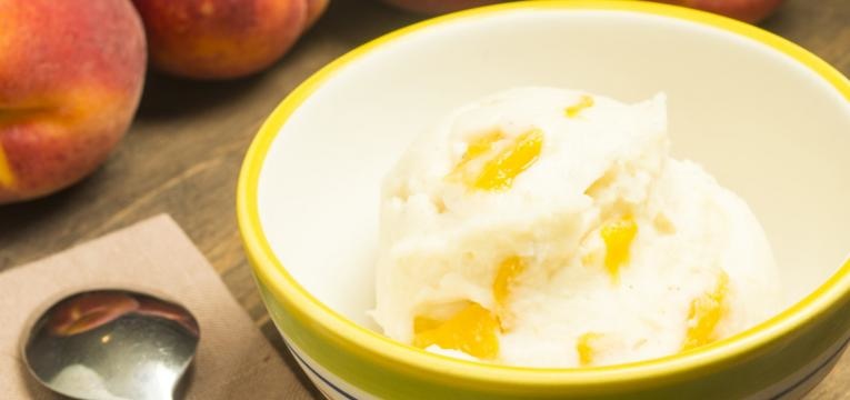 receitas com pessego gelado saudavel de pessego