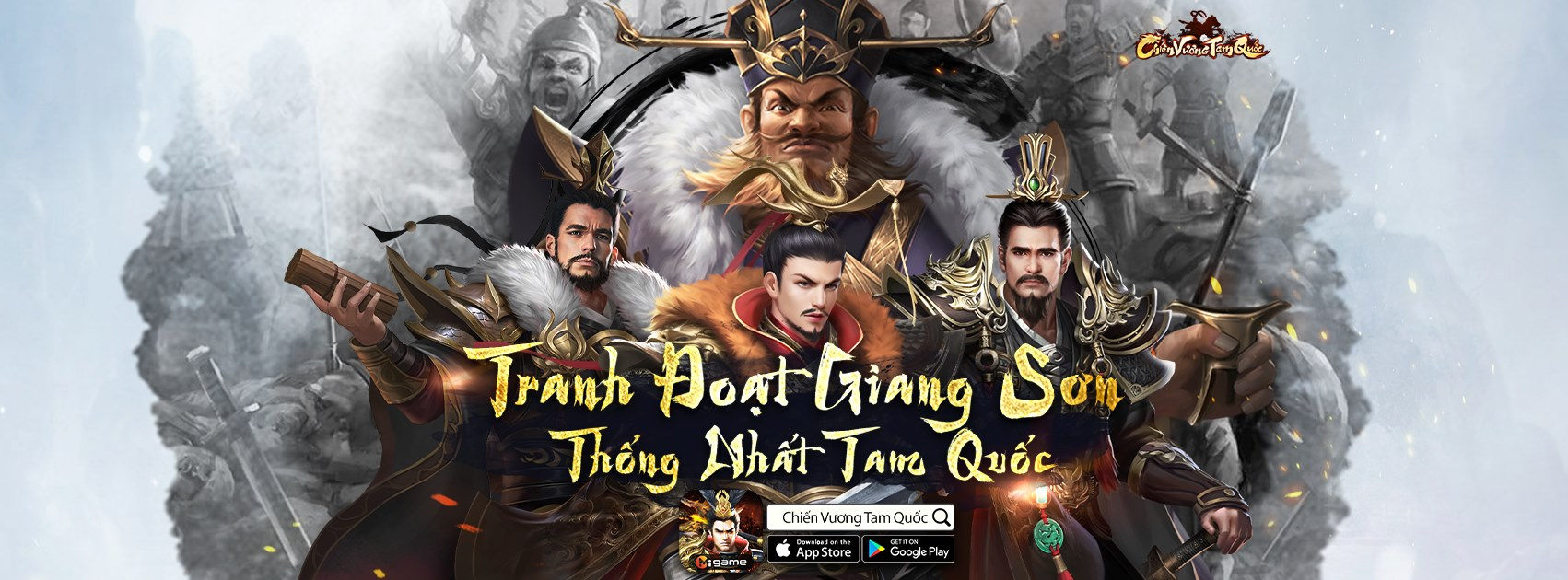 Bom tấn game SLG Chiến Vương Tam Quốc Mobile chính thức ra mắt game thủ Việt 2345