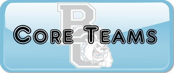 Heading with a blue background which says Core Teams