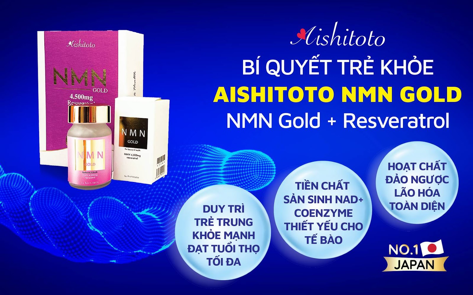 NMN: Tạo NAD+, hoạt chất cần thiết để chống bệnh người già