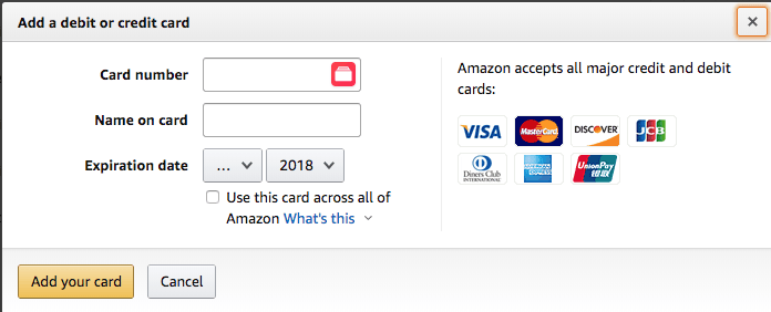 Privacy.com Add a debit or credit card screenshot