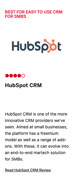 HubSpot vs. Zoho for Real Estate CRM software