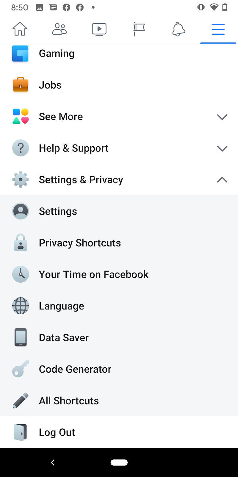 how to limit facebook data usage