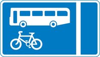 bus lane sign