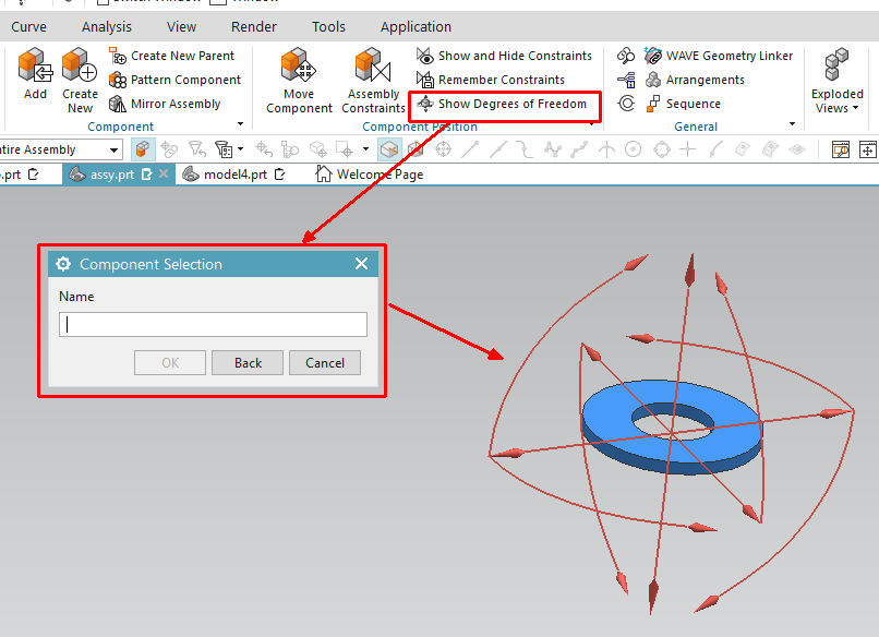 Show Degrees Of Freedom Cad Tips