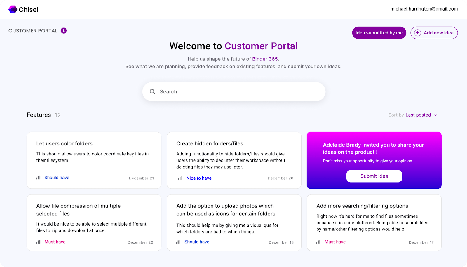 Customer portal ( public and private both )