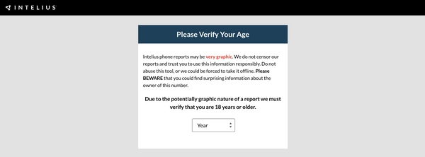 Age Verification Page