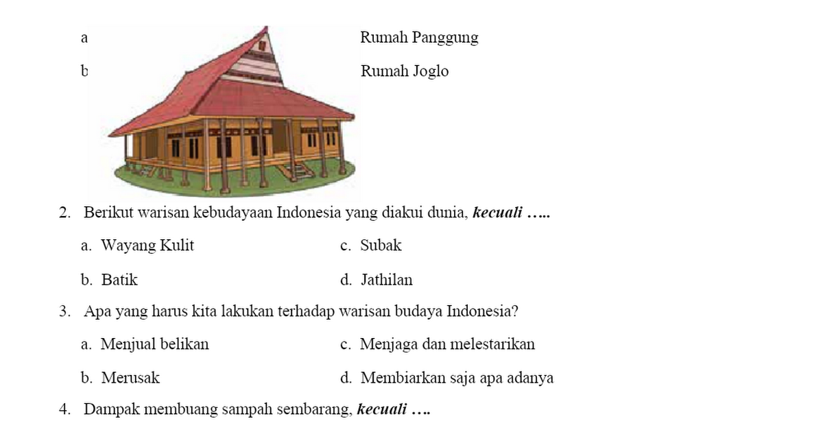 Apa yang harus kita lakukan terhadap warisan budaya indonesia