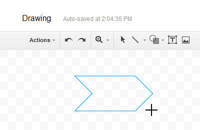 Creating the shape to the desired size