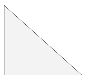 triângulo retângulo