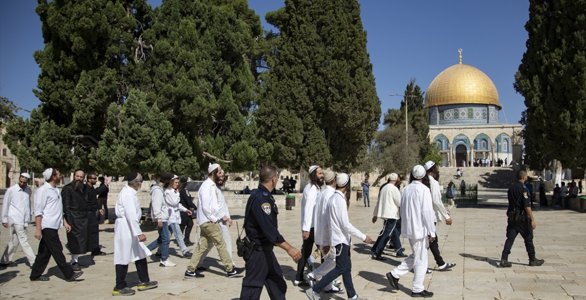 مستوطنون يهود في باحة المسجد الأقصى - صورة أرشيفية - الأناضول