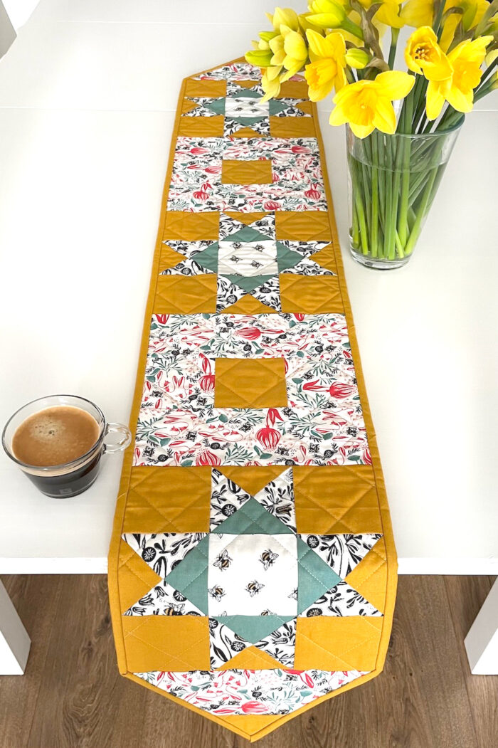 Spring “Bee” Quilted Table Runner