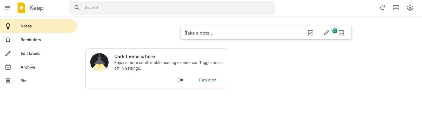 Google Keep - free Notability alternative