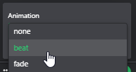 How to animate icons in the Control Bar plugin