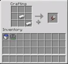 How to make shears in Minecraft