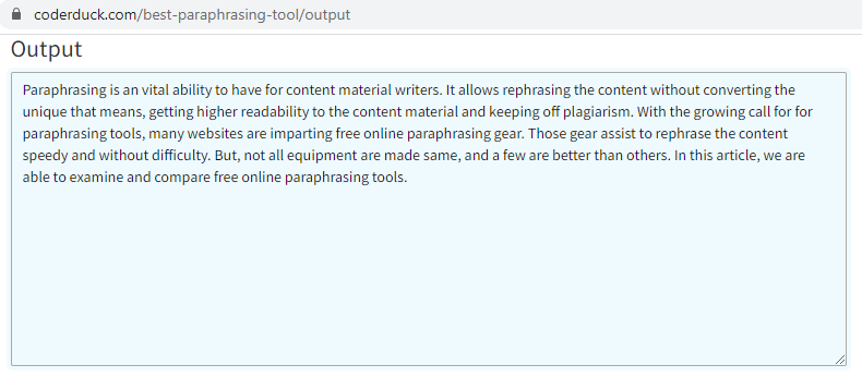 best paraphrasing tool online free quora