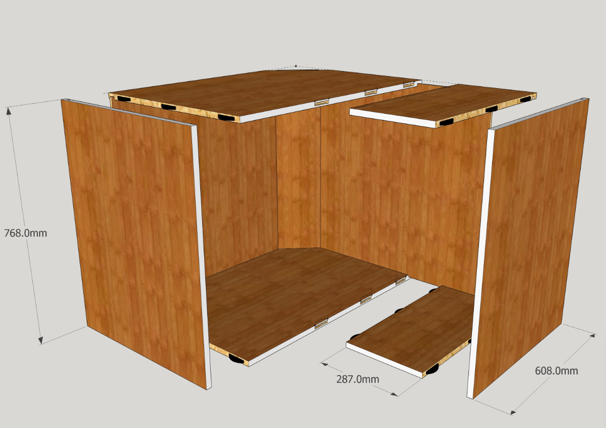 assembling RTA cabinet box