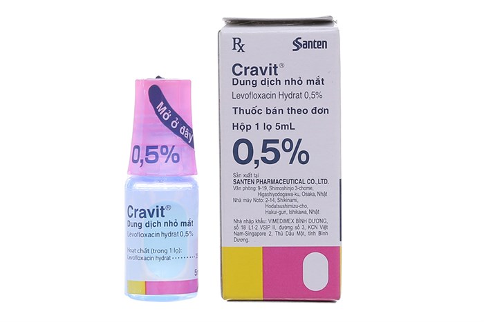 Thuốc nhỏ mắt Cravit