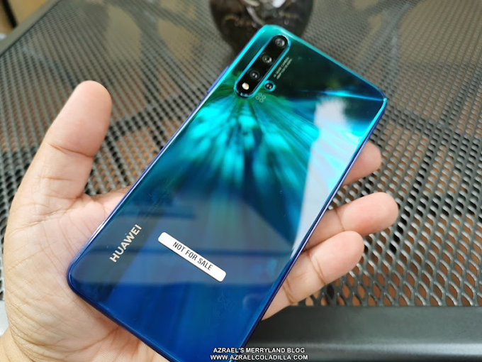 A preview of the new Huawei Nova 5T with 5 camera on a smartphone!