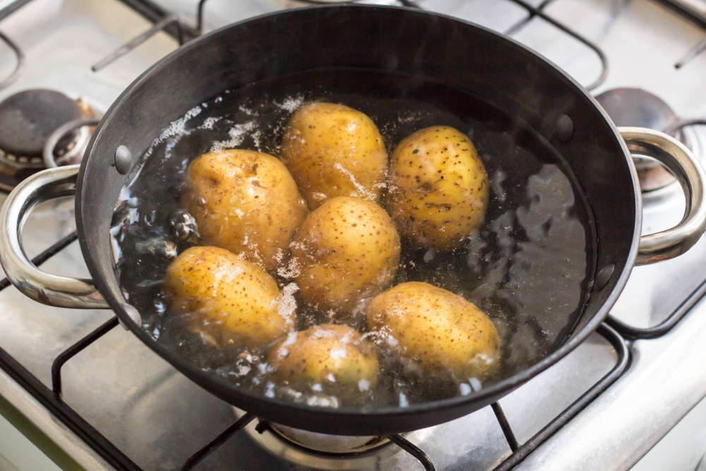 varenie zemiakov v šupke