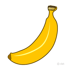 One Banana Clip Art Free PNG Image｜Illustoon