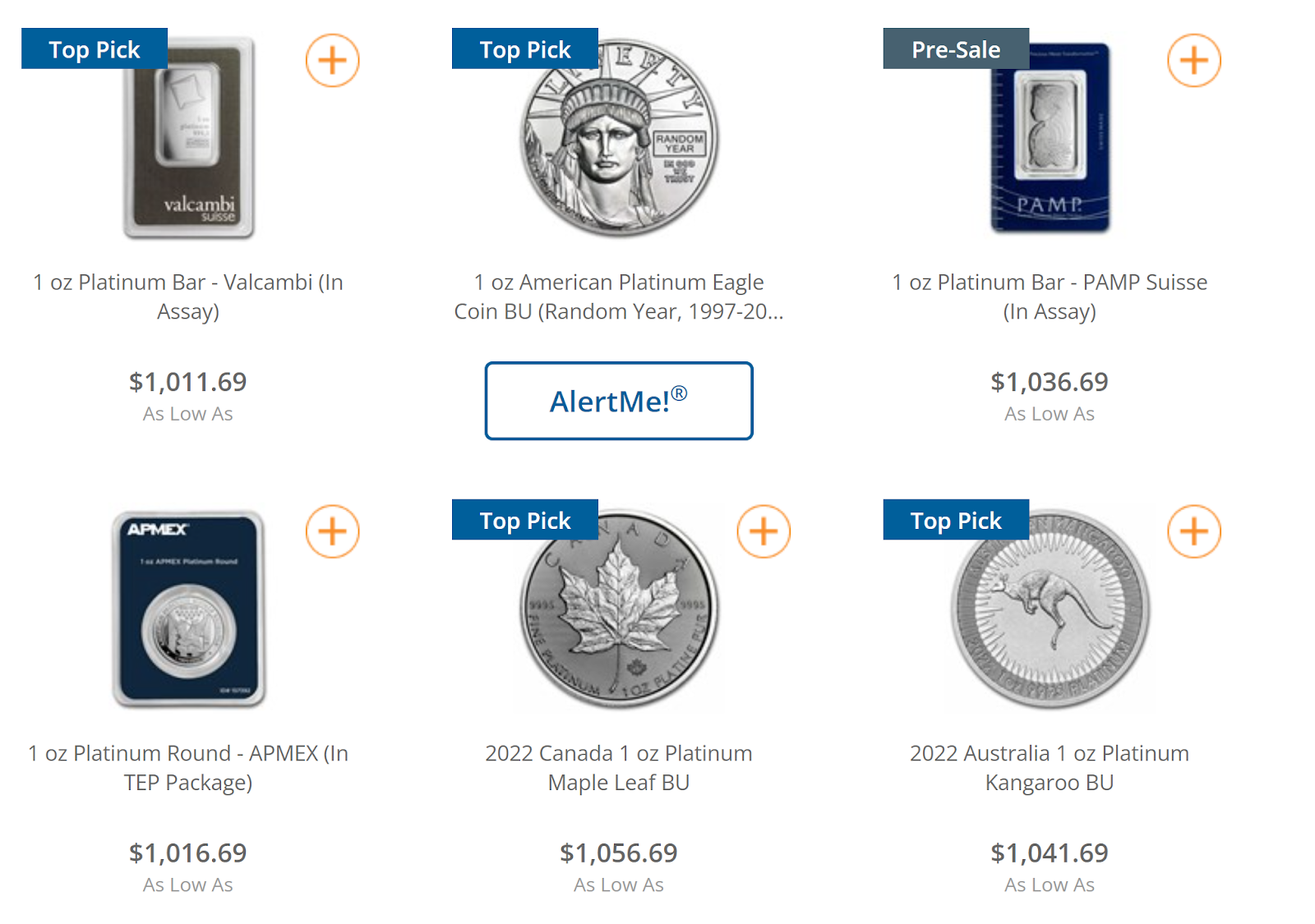 Products by American Precious Metals Exchange