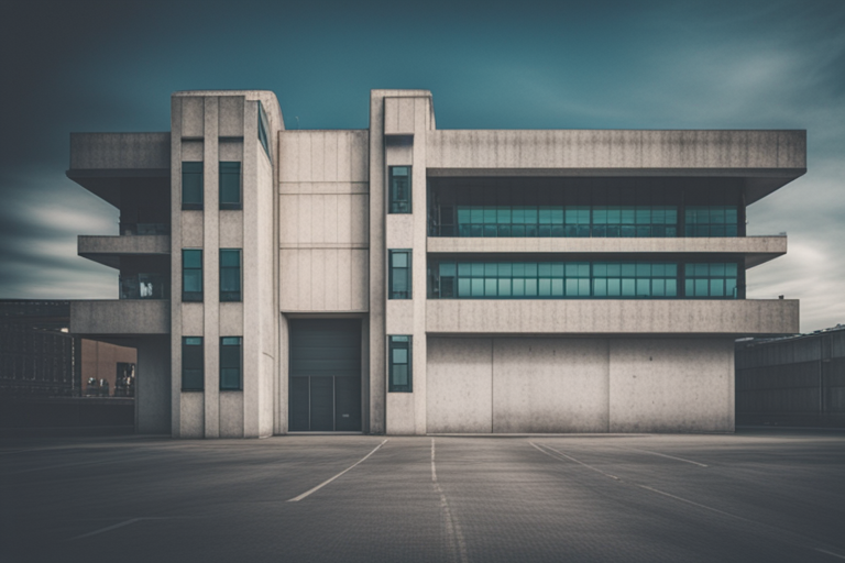 Image of a commercial building made of concrete