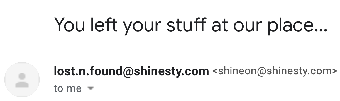Shinesty Abandoned Cart Email