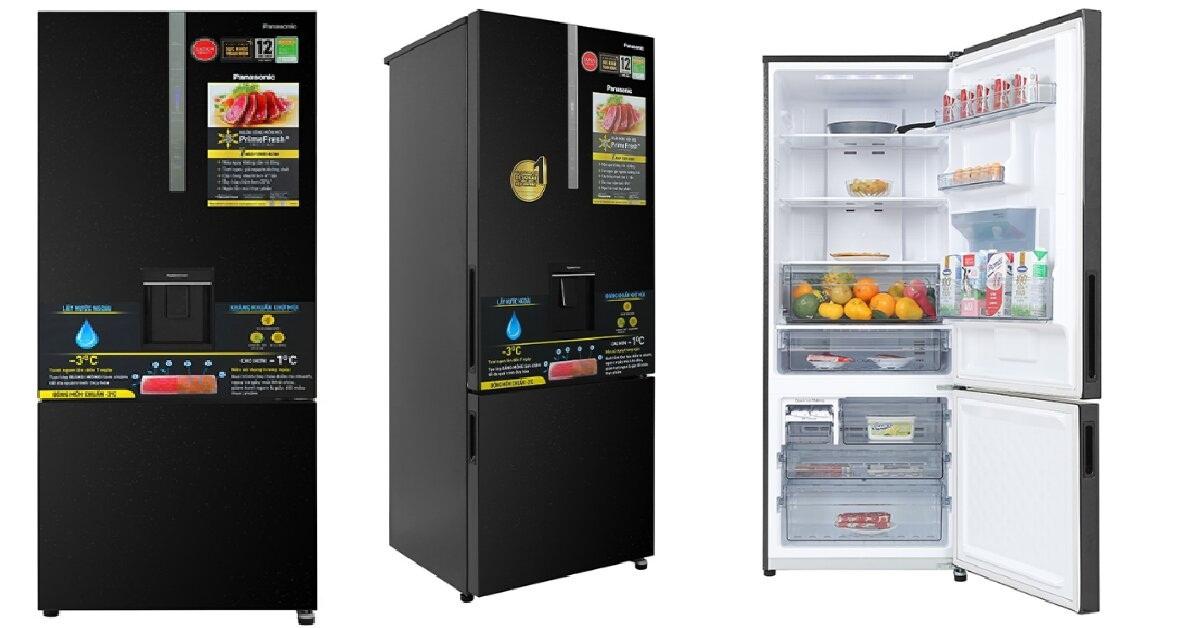 Tủ lạnh 2 cánh có sức chứa thực phẩm lớn cũng như thiết kế hiện đại, sang trọng