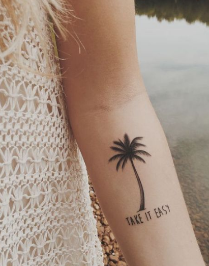 Tropical Palm Tree Tattoos