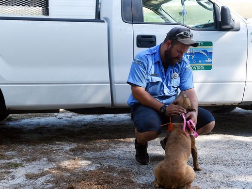 SLC Animal Control officer Kyle Garrigus helped with
