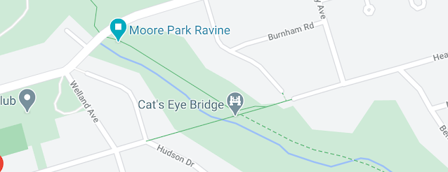 Google Map of Cat's Eye Bridge
