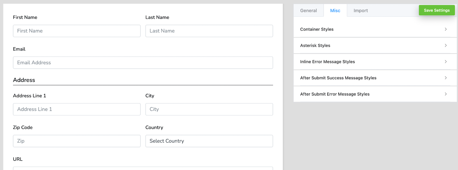 form builder, plugin