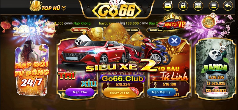 Khuyến mãi hấp dẫn của cổng game Go66 Club