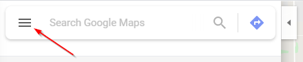 Google Maps Menu Icon