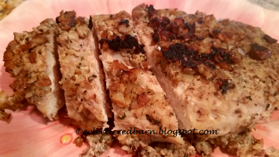 Eclectic Red Barn: Pecan-Crusted Chicken