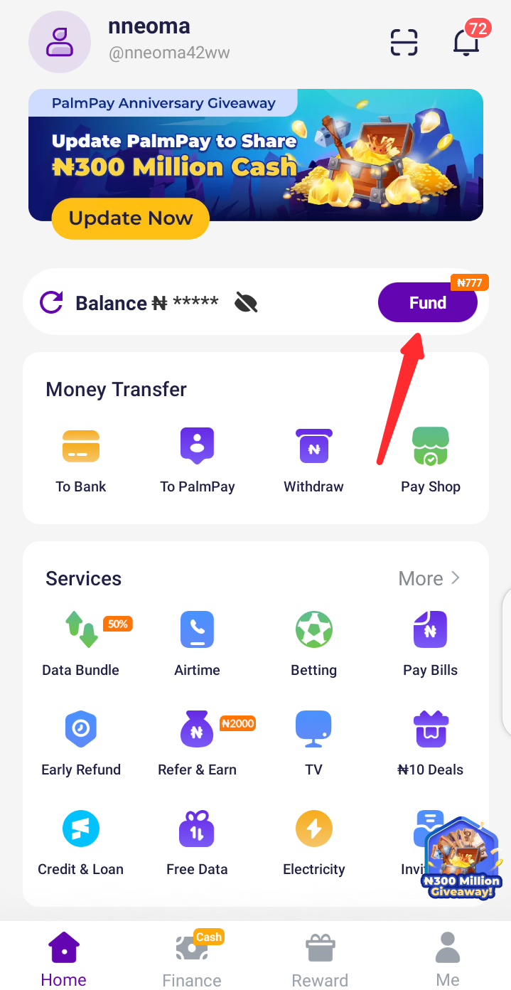 Is PalmPay legit or scam: fund account