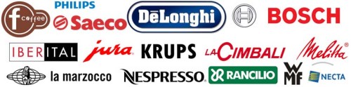 cac-thuong-hieu-may-pha-cafe-pho-bien-Delonghi-Philips-Saeco-Rancilio-Krups-Jura-Gaggia-CMA-Faema-La-Cimbali-Sanremo,-Necta,...
