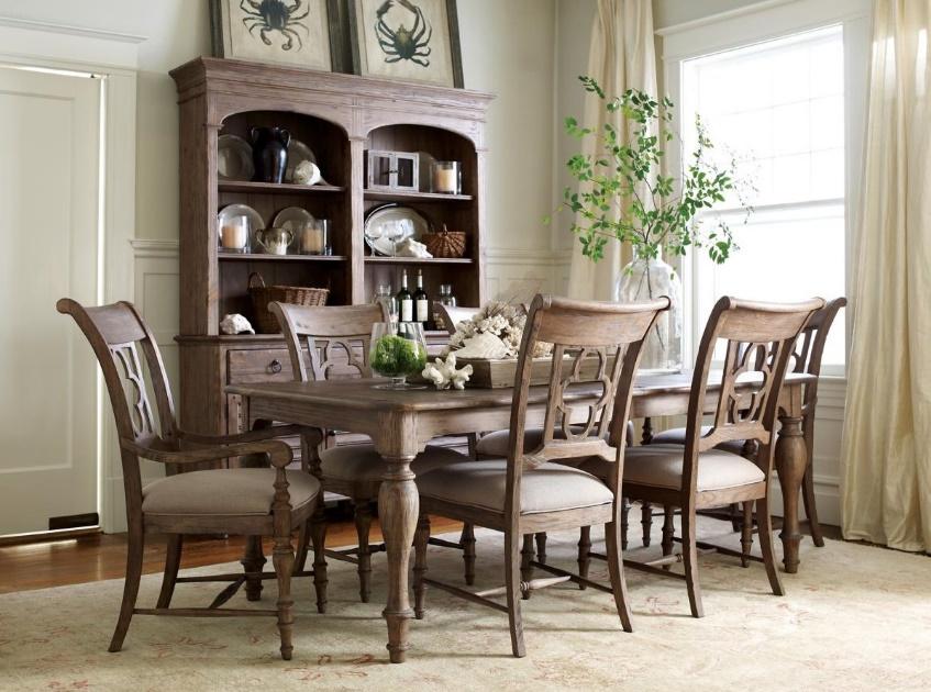 Farmhouse Style Dining Table with Beautiful Chairs