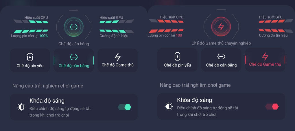 Các chế độ chơi game trên OPPO A16