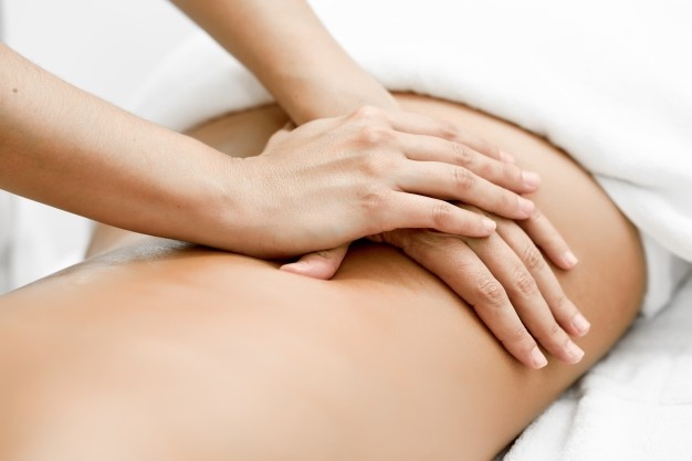 Massage CBD oil, creams and lotions into the painful area to help relieve sciatic pain
