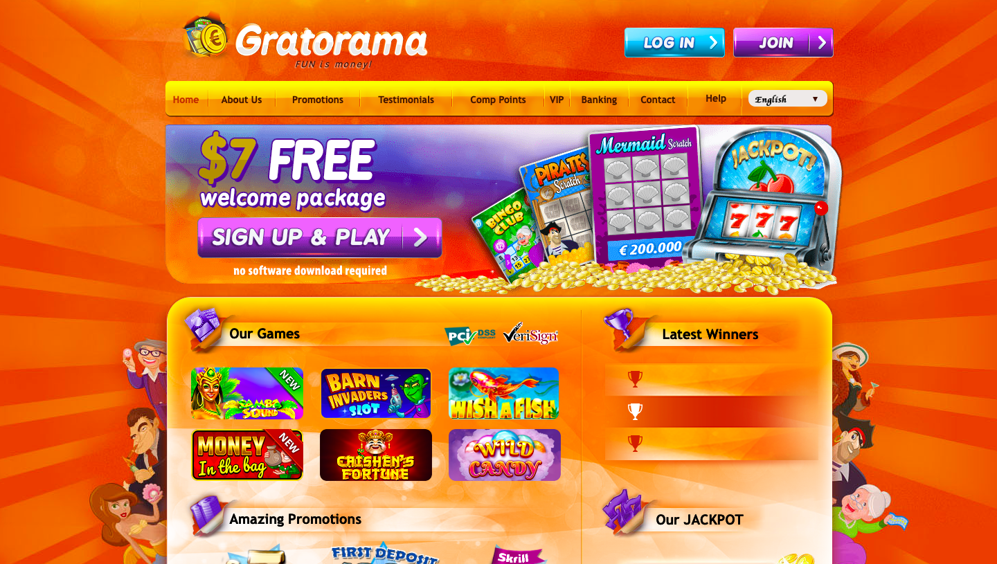 Gratorama official website