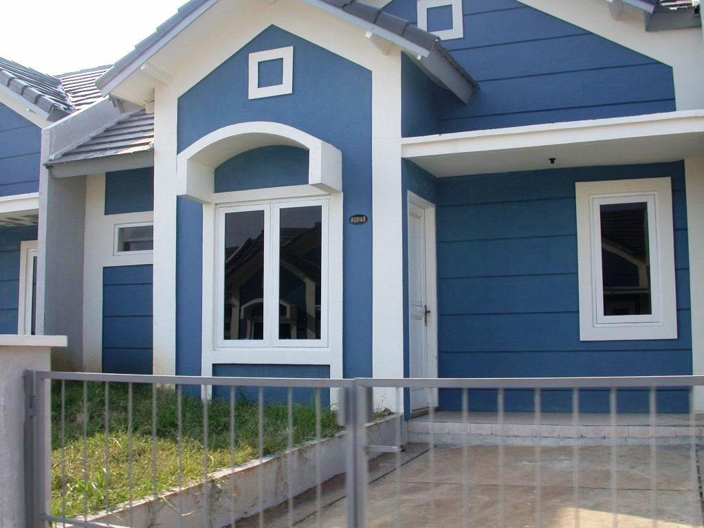 Contoh Desain Rumah Minimalis Biru