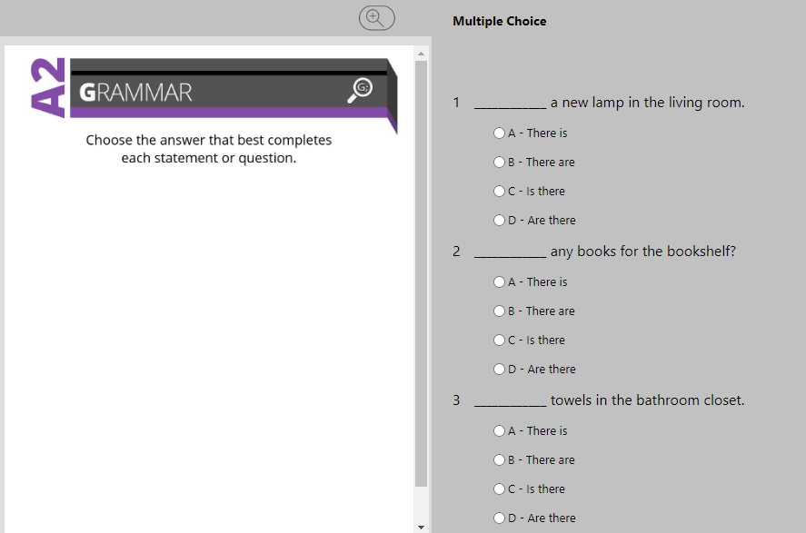 Multiple Choice Activity