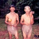 Caciques de una tribu Guaraní de Misiones