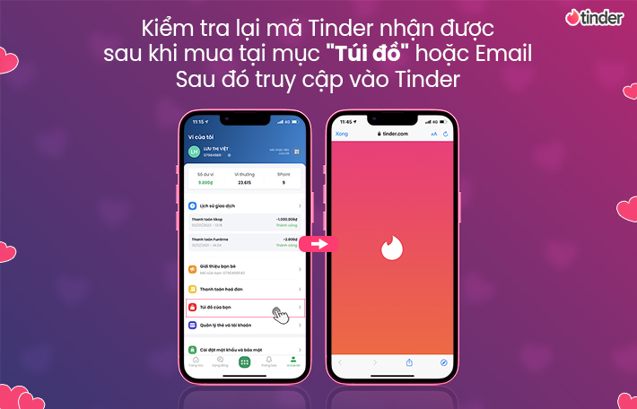 Cách nâng cấp gói Tinder