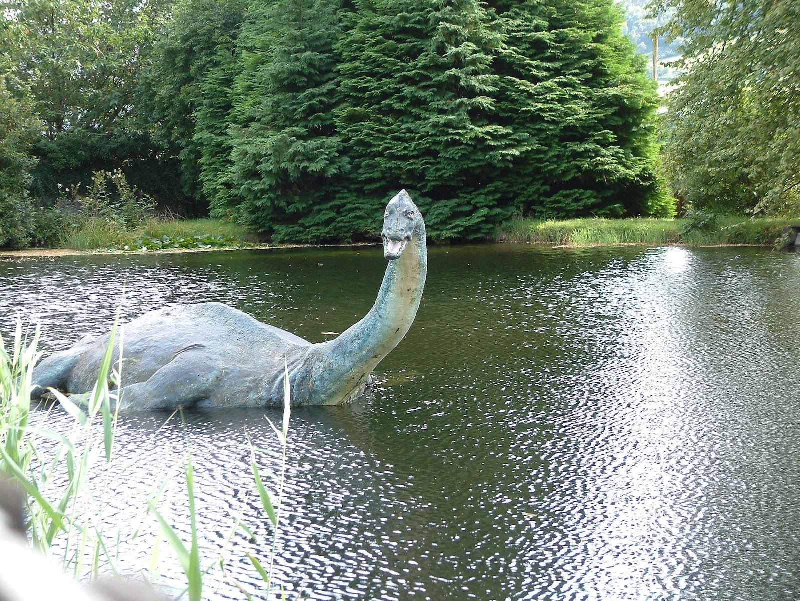 loch ness monster sculpture