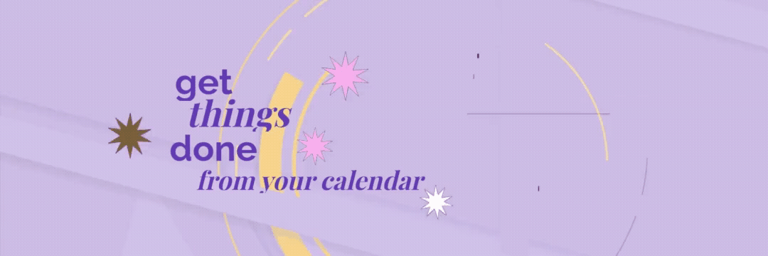 animated calendar for getting things done  