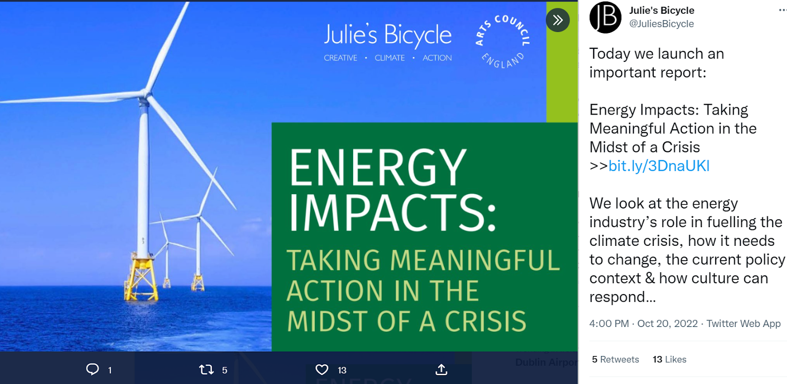 Energy Impacts: Taking Meaningful Action in the Midst of a Crisis